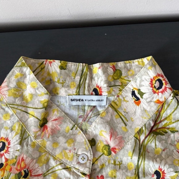 NWT Batsheva x Laura Ashley Grace Blouse in Witton Floral Sz 10 - Picture 10 of 15